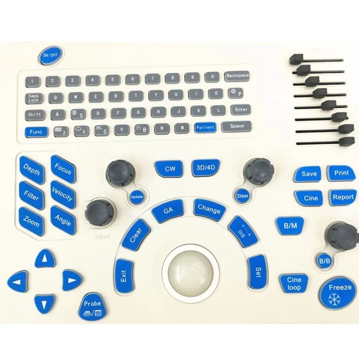 3D/4D Trolley Color Ultrasound Diagnosis Scanner keyboard